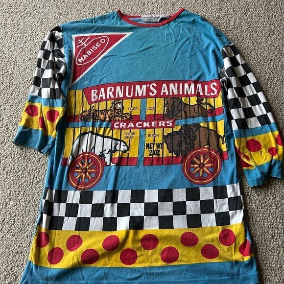Eagle's Eye Women’s M Barnum's Animals Crackers Sweater – Rare Vintage Unique - Picture 1 of 9